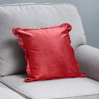 Gambar Informa Vibrant Positivity Sarung Bantal Sofa Polyester 45x45 cm - Merah Maroon