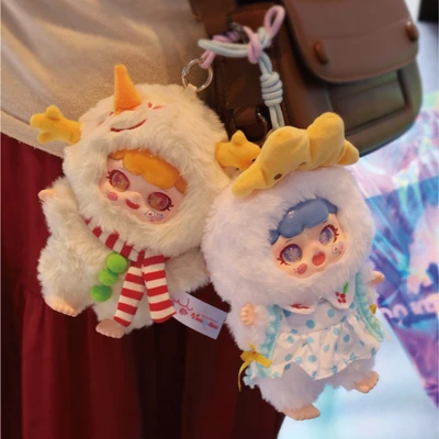 Gambar Man Chao Boneka Plush Naughty Boy Skeleton Wave 2 Random