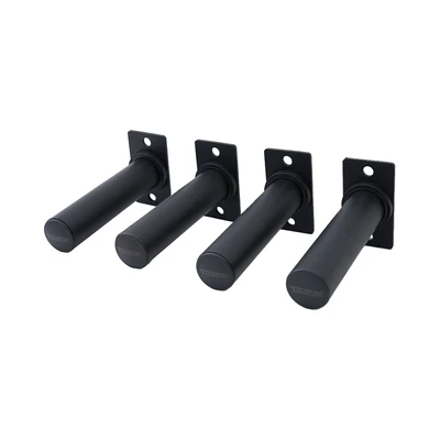 Gambar Kinetic 4 Pcs Rak Pelat Beban Dinding - Hitam