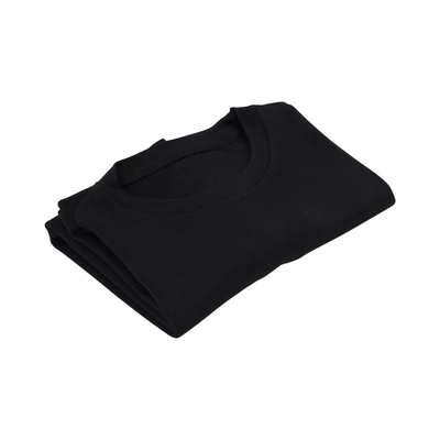 Gambar Ataru T-Shirt Pria Basic All Size - Hitam