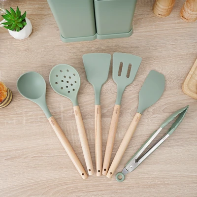 Gambar Culinart Pisau Dan Peralatan Masak Set 13 pcs - Hijau