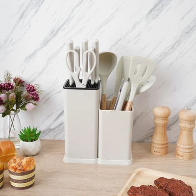 Gambar Culinart Pisau Dan Peralatan Masak Set 13 pcs - Putih