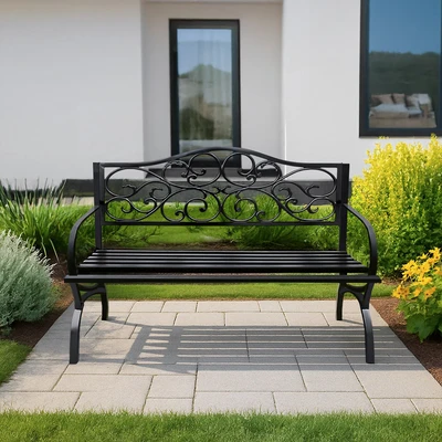 Gambar Soleil Newburry Kursi Taman - Hitam