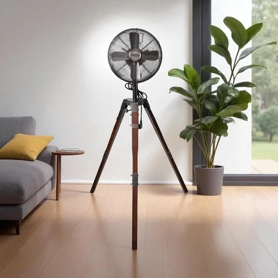 Gambar Krisbow Kipas Angin Berdiri Tripod 12 Inch - Cokelat