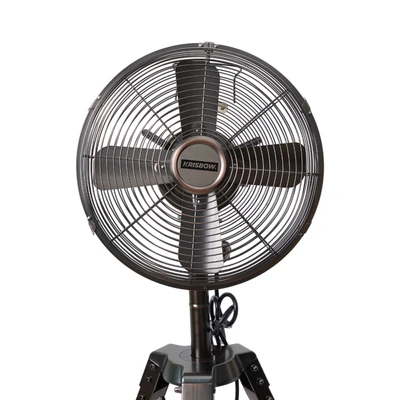 Gambar Krisbow Kipas Angin Berdiri Tripod 12 Inch - Cokelat