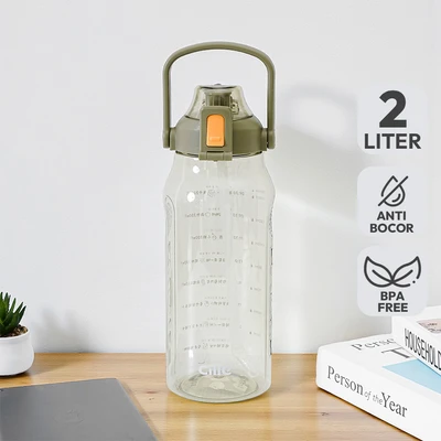 Gambar Ataru Botol Minum Tritan 2 Liter - Hijau