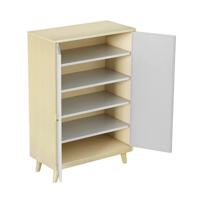 Gambar Informa Perry Kabinet Metal Anak 2 Pintu - Abu-Abu Muda