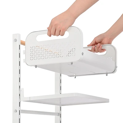 Gambar Stora Rak Troli 4 Tingkat Adjustable - Putih