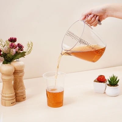 Gambar Culinart Gelas Takar Plastik 1 Liter Transparan