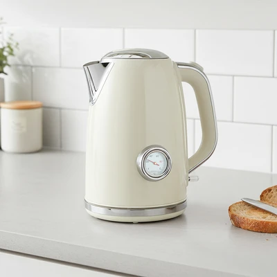 Gambar Kels Drew Teko Listrik 1.7 Liter - Krem Beige