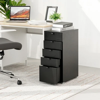 Gambar Informa Norden Laci Kantor 5 Tingkat Metal - Hitam