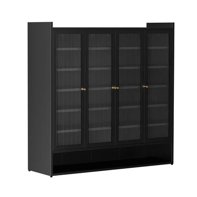 Gambar Informa August Kabinet Sepatu 4 Pintu - Hitam