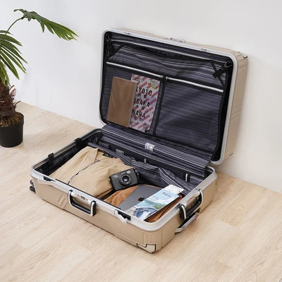 Gambar Legend Walker Koper PC TSA Lock Auto Scale 28 Inch - Gold Champagne