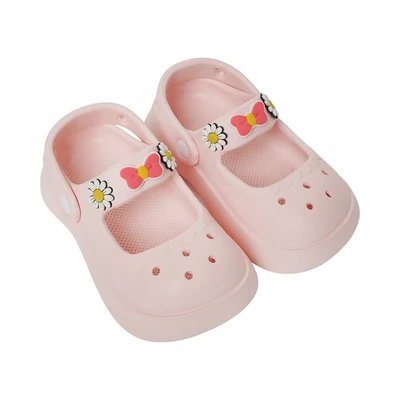 Gambar Kiddy Star Ukuran 25 Sandal Anak Clogs Mary Jane Pumps - Pink