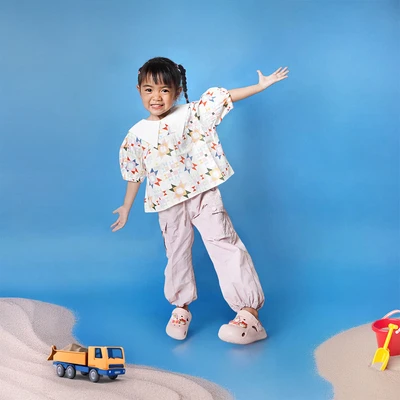 Gambar Kiddy Star Ukuran 26 Sandal Anak Clogs - Pink