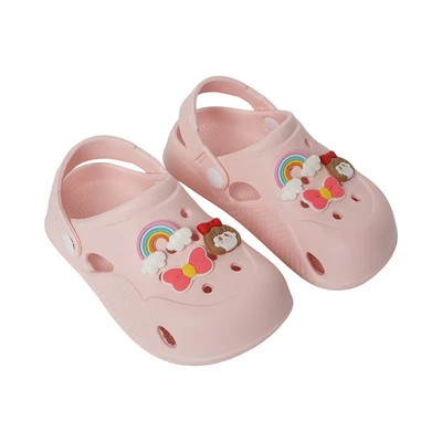 Gambar Kiddy Star Ukuran 27 Sandal Anak Clogs - Pink