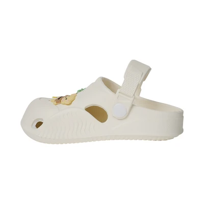 Gambar Kiddy Star Ukuran 28 Sandal Anak Clogs - Krem