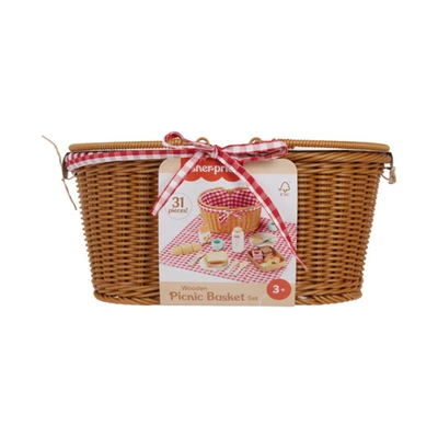 Gambar Fisher Price Set Wooden Picnic Basket