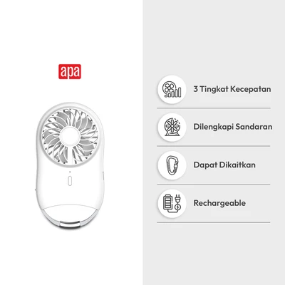 Gambar APA Kipas Angin Portabel 2.5 Inch - Putih