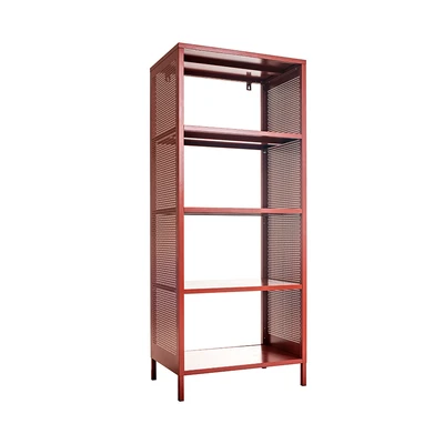 Gambar Masterspace Mira Rak Besi 5 Tingkat 60x40x145 cm - Merah Terracotta