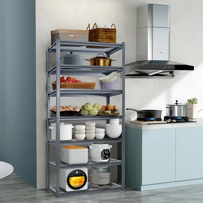 Gambar Masterspace Aero Rak Besi 7 Tingkat 90x45x183 cm - Abu-Abu