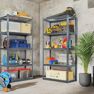Gambar Masterspace Aero Rak Besi 5 Tingkat 90x45x183 cm - Abu-Abu