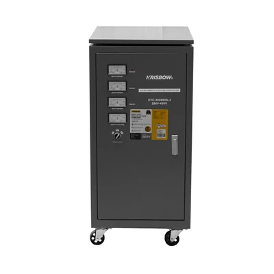 Gambar Krisbow Stabilizer Analog SVC-30KVA-3 - Abu-abu