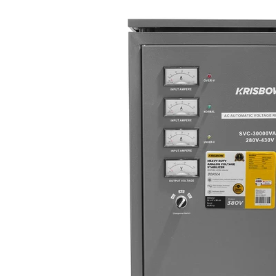 Jual Krisbow Stabilizer Analog SVC-30KVA-3 - Abu-abu Terbaru