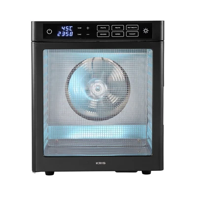 Gambar Kris Mesin Dehydrator Pengering Makanan 12 Layer 800 Watt - Hitam/Silver