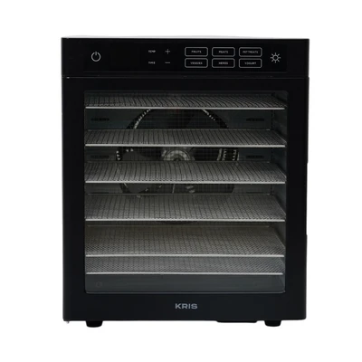 Gambar Kris Mesin Dehydrator Pengering Makanan 12 Layer 800 Watt - Hitam/Silver