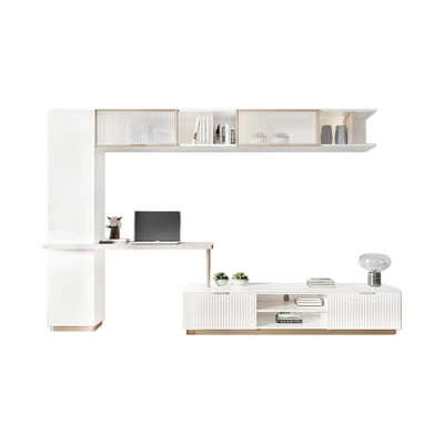 Gambar Informa Illona Set Lemari TV Entertainment Center - Putih