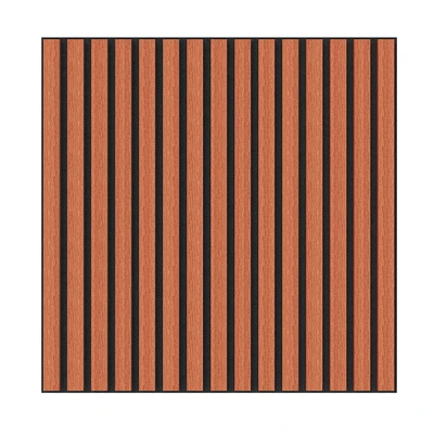 Gambar Maxbuilt 60x60x2.1 cm Panel Dinding Accoustic - Dark Oak