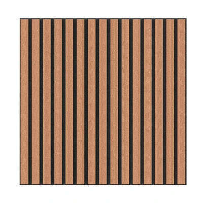 Gambar Maxbuilt 60x2.1x60 cm Panel Dinding Akustik - Cokelat Wenge