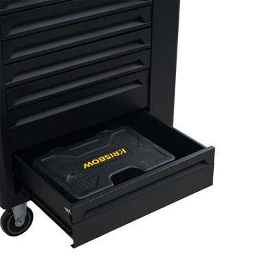 Gambar Masterspace Troli Kabinet Perkakas Dengan 7 Laci Side Door - Hitam