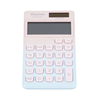 Gambar Ataru Kalkulator 12 Digit Two Tone 11.9x7x1 cm Random