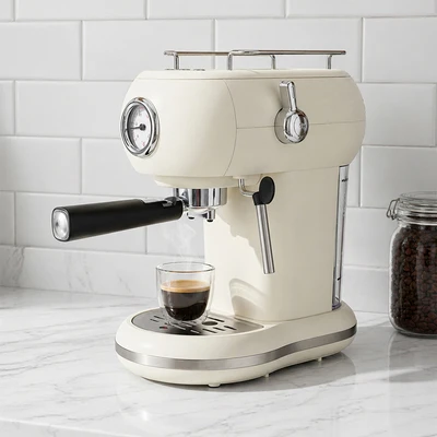 Gambar Kels Drew Coffee Maker Espresso 1.2 Liter 1100 watt - Krem Beige
