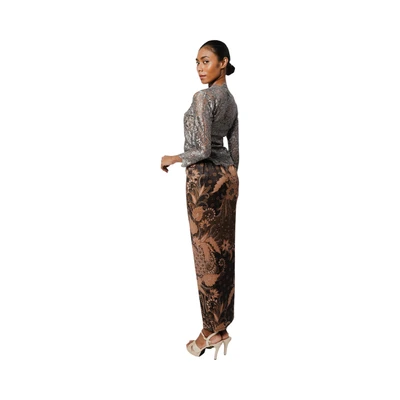 Gambar Pendopo Ukuran M Kebaya Wanita Deluxe - Abu-Abu Tua