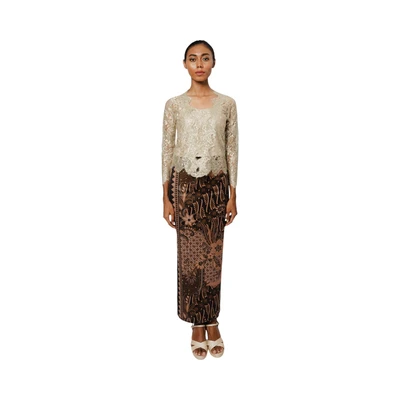 Gambar Pendopo Ukuran XL Kebaya Wanita Deluxe - Hijau Soft Lime