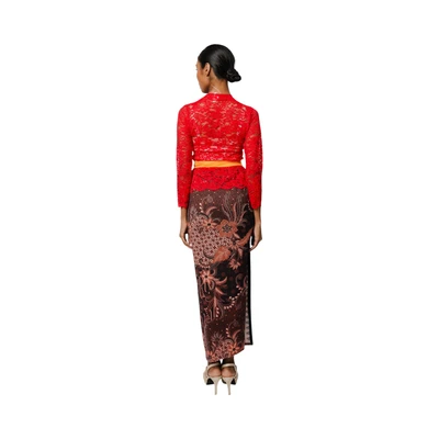 Gambar Pendopo Ukuran S Kebaya Wanita Basic - Merah