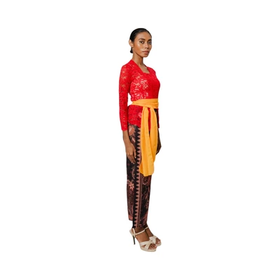 Gambar Pendopo Ukuran XL Kebaya Wanita Basic - Merah