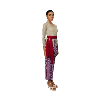 Gambar Pendopo Ukuran M Kebaya Wanita Basic - Hijau Sage