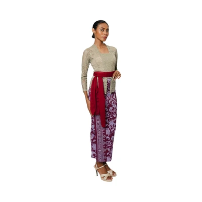 Gambar Pendopo Ukuran M Kebaya Wanita Basic - Hijau Sage