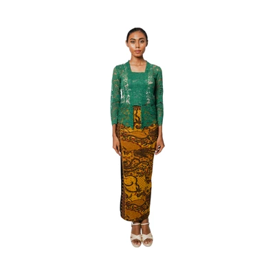 Gambar Pendopo Ukuran M Kebaya Wanita Basic - Hijau Emerald