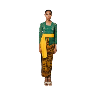 Gambar Pendopo Ukuran L Kebaya Wanita Basic - Hijau Emerald