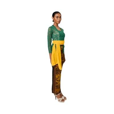 Gambar Pendopo Ukuran L Kebaya Wanita Basic - Hijau Emerald