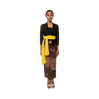 Gambar Pendopo Ukuran M Kebaya Wanita Basic - Hitam