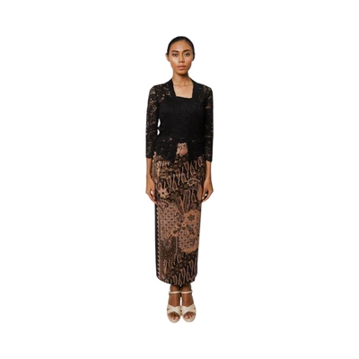 Gambar Pendopo Ukuran M Kebaya Wanita Basic - Hitam