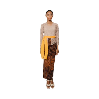 Gambar Pendopo Ukuran L Kebaya Wanita Basic - Krem Nude