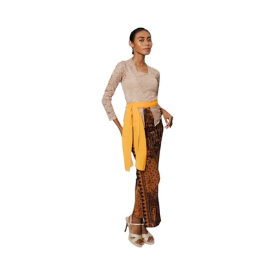 Gambar Pendopo Ukuran L Kebaya Wanita Basic - Krem Nude