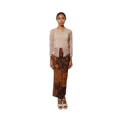 Gambar Pendopo Ukuran L Kebaya Wanita Basic - Krem Nude